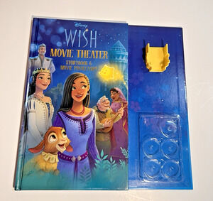 Disney Movie Theater Storybook No Movie Projector, Hardcover WISH New
